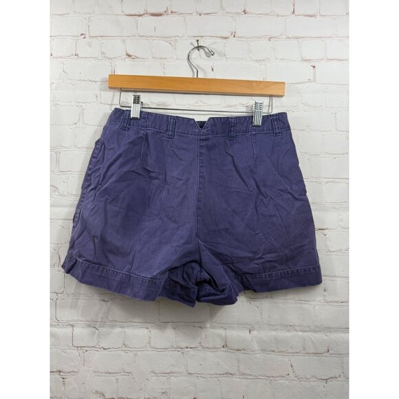 B. Moss Shorts Womens Size 8 Purple Mom Walking Coin Pockets - Picture 2 of 5